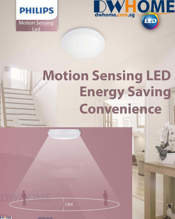 Philips CL253 LED Motion Sensor Ceiling Light Energy Saving Convenience Programmable - DWHOME