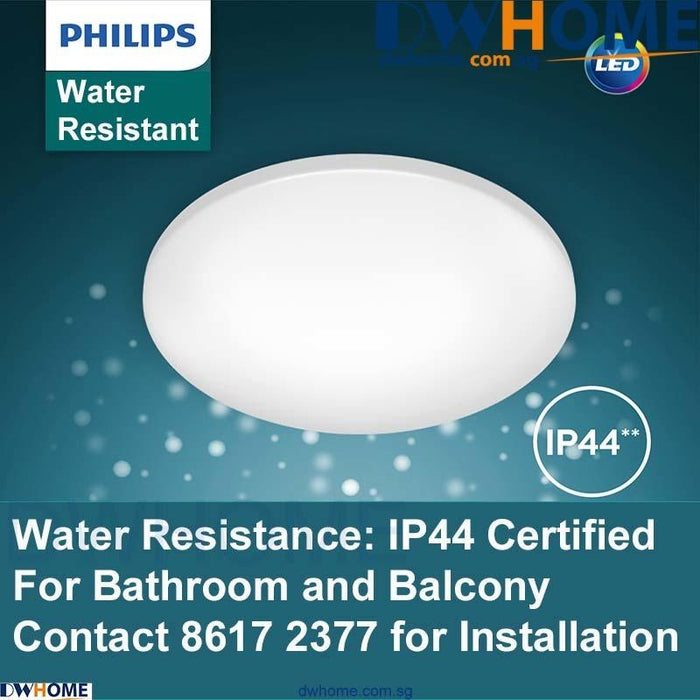 PHILIPS 10W/17W LED Ceiling Light Water Resistance IP44 Certified Round - DWHOME