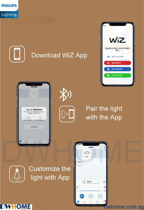 Philips Smart Wi-Fi LED 36W CL921 Tunable and Dimmable Light Ceiling Light with Remote Control - DWHOME