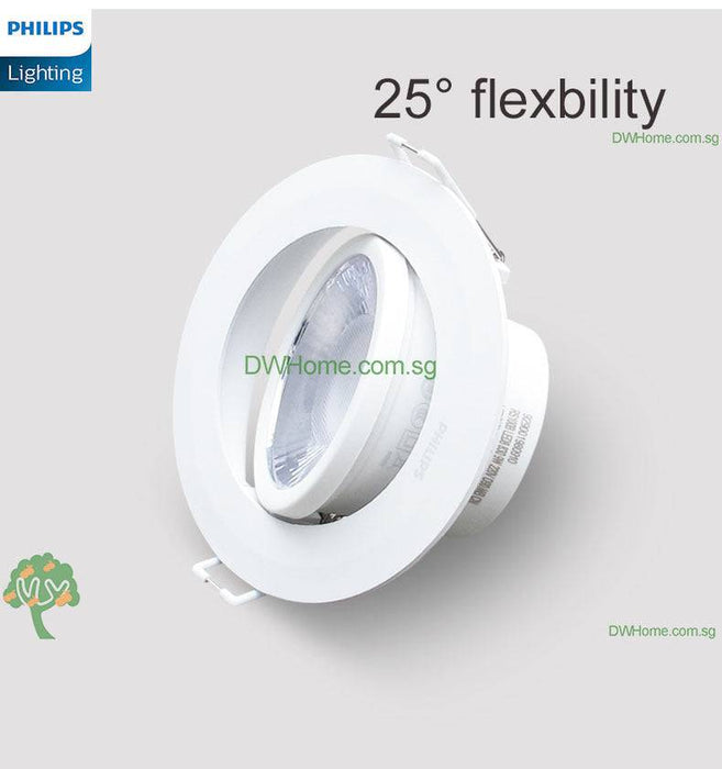 Philips RS100B 6W Round LED Recessed Spotlight 3000K/4000K Local Seller One year warranty - DWHOME
