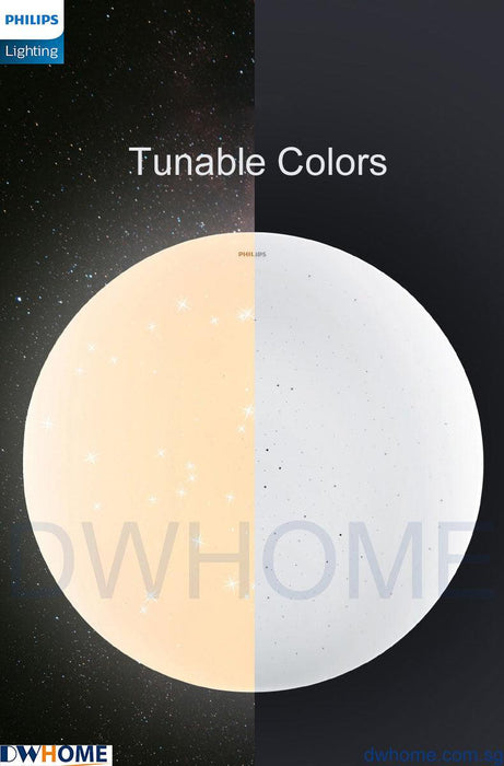 Philips LED CL830 Ceiling Light Round Rectangle Tunable Light With Simple Nordic Design Modern Atmosphere - DWHOME