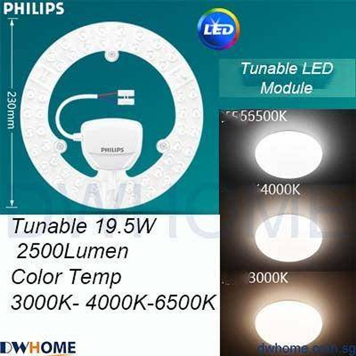 Philips LED Ceiling Lamp Module Only Circle Shape Energy-Saving Lamp-DWHOME