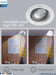 Philips SL268 7W Round LED Recessed Spotlight 2700K White Metal Body 700 Lumen Energy Efficient Long Life Model - DWHOME